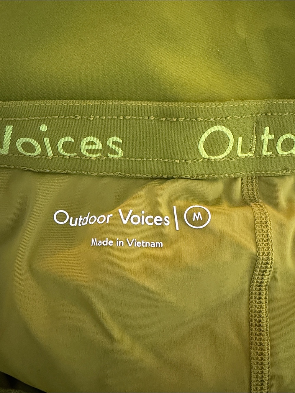 Outdoor Voices High Stride Green Shorts - Picture 11 of 12